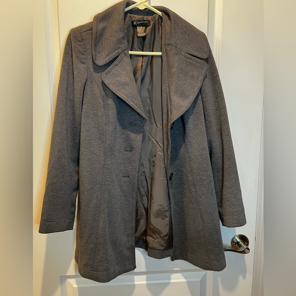 INC International Concepts Womens Grey Jacket Petite Size Medium - Picture 4 of 12